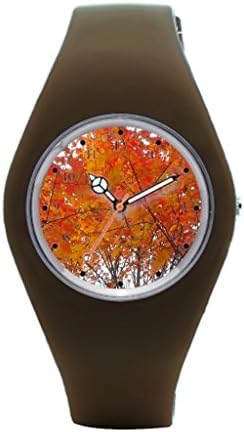 Men Wrist Watch Orange Bright Cheap Wrist Watch