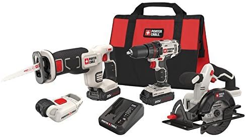 PORTER-CABLE PCCK616L4 20V Max 4-Tool Combo Kit by PORTER-CABLE
