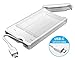 ineo 2.5" USB 3.1 Gen 2 Type C (10Gbps) Tool-Free External Hard Drive Enclosure for 2.5 inch 9.5mm & 7mm SATA HDD SSD [C2573c] primary