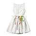 21KIDS Girls Kids Casual Dress Paint Butterfly Rose Animal Fall Sleeveless Dresses