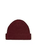 American Apparel Men Recycled Fisherman Beanie Size OS Burgundy