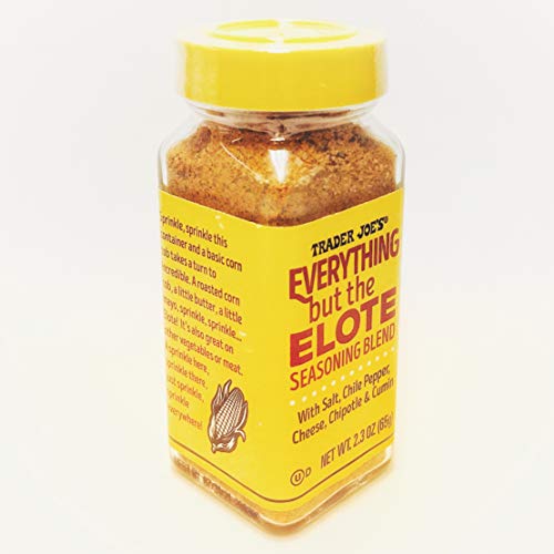Trader Joe's Everything But The Elote Seasoning Blend With Chile Pepper, Parmesan Cheese, Chipotle Powder, Cumin, Cilantro and Sea Salt Simply Delicious
