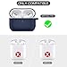 BRG for Airpods Pro Case,Soft Silicone Skin Cover Shock-Absorbing Protective Case with Keychain for Apple Airpods Pro [Front LED Visible]