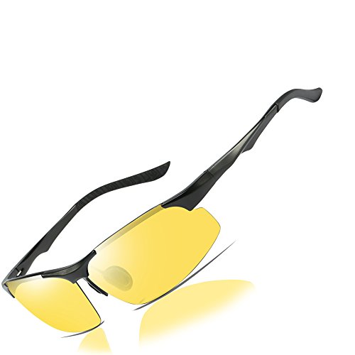 Hd night vision driving polarized glasses anti-glare yellow lens …