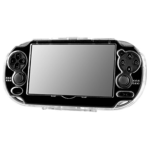 Insten snap-on crystal case compatible with sony playstation vita…