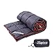 Down Blanket for Camping Indoor Outdoor by ZEFABAK Puffy 600 Fill Power Duck Down Cloudlet Blanket or Sleeping Bag Replacement, Black
