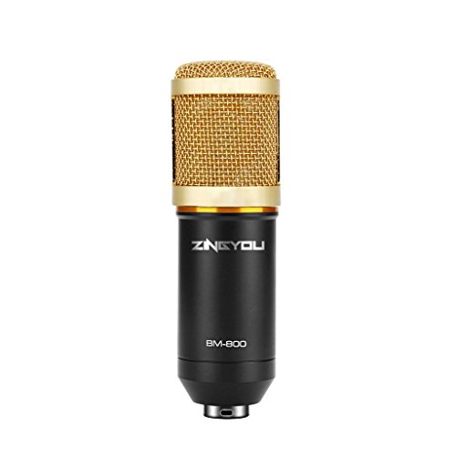 ZINGYOU Condenser Microphone Bundle, BM-800 Mic Kit with