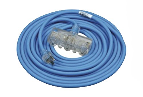 Lawson 20833 14/3 awg sjtw cold weather extension cord with tripl…