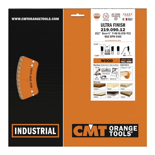 CMT Orange Tools 219.090.12 - Sliding Compound Miter Saw Blade HW D=12 photo 6
