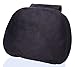 EXCEL LIFE Soft Auto Car Neck Pillow - Plush Headrest Support Cushion for Pain Relief - Black