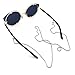Outman Stainless steel Eyeglass Chain Sunglasses Holder Strap Eyewear Lanyard (Silver)