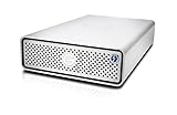 G-Technology 8TB G-DRIVE with Thunderbolt 3 and USB-C Desktop External Hard Drive, Silver - 0G05373-1