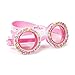 Bling 2O Girls' Pink Donut Kids Swimming Goggles (Ages 3+ up) - UV Protection, Latex-Free, 100% Silicone Material - Includes Anti-Fog & Adjustable Head Strap