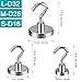 Magnetic-Hooks, Preyda 4 Sets Cruise Door Decorations Hooks Ideal for Indoor Outdoor Hanging and Add Storage, Powerful Heavy Duty Magnet Hook