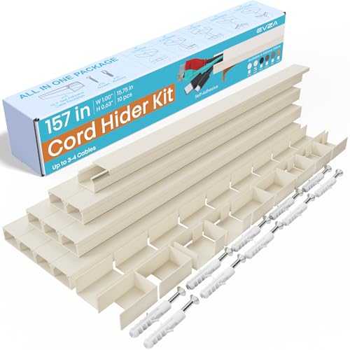Beige Cord Cover Wire Hiders