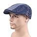 Denim Flat Cap Gatsby Newsboy Ivy Irish Hats Jean Cabbie Driving Scally Duckbill Hat