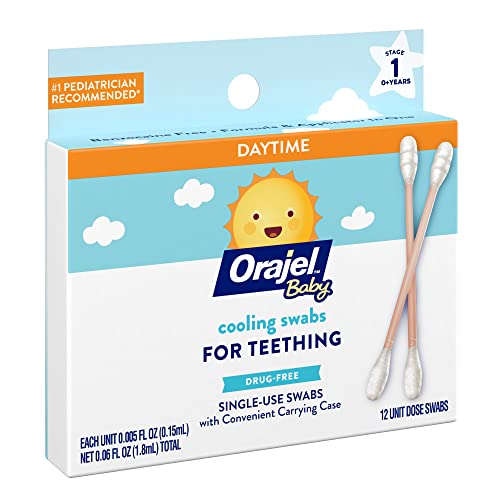 orajel baby daytime cooling swabs  teething drug