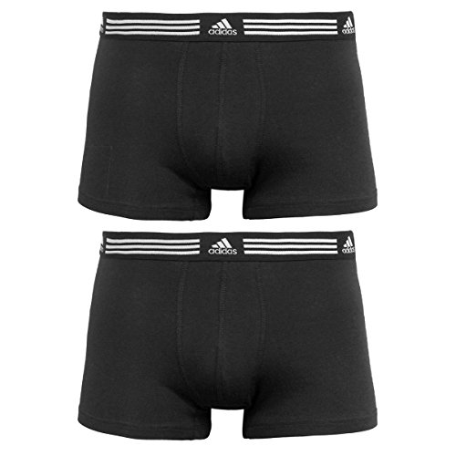 adidas men's athletic stretch cotton trunk underwear