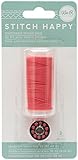 American Crafts We R Memory Keepers Stitch Happy 2 Piece Sewing Thread, Red