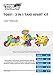 Take Apart Toys Set for Toddlers TG651 - 3 in 1 Take Apart Toys for Boys Kit with Lights and Sounds. Make Your Own Plane, Dinosaur Toy and Motorbike by ThinkGizmos (Trademark Protected)