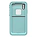 Lifeproof FRĒ SERIES Waterproof Case for iPhone X (ONLY) - Retail Packaging - WIPEOUT (BLUE TINT/FUSION CORAL/MANDALAY BAY)