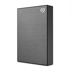 Seagate One Touch, 4 TB, Externe Harde Schijf, Space Grey, USB 3.0, voor Windows & Mac, 1 jaar Mylio Create, 4 maanden…
