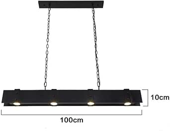 HGJSMN Luces Colgantes De Techo Del LED, Industriales Vientos De La