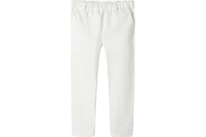 Mud Kingdom Little Boys Chino Pants Cotton Plain School Uniform Pull On Solid