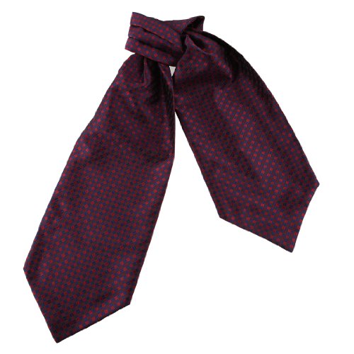 Era7b01b working day gift idea mens silk ascot checkered fantasti…