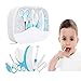 Essential Baby Healthcare and Grooming Kit Set - Nail Care Set with Nail Clipper, Brush, File, Scissors, Comb, Toothbrush & Finger Toothbrush for Infants, Newborns, Kids, Boys and Girls (Blue)