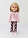 American Fashion World Pink Princess Kitty Pajamas | Fits 14