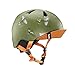 Bern Nino Bike Helmet for Kids, Ages 3-12, Flip Visor, Adjustable fit, Lightweight, CPSC Safety Certified, Matte Green Dogfight, Size S/M