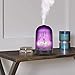 PUSEAYZ Essential Oil Diffuser 120ml Glass Fragrance Ultrasonic Cool Mist Humidifier and Waterless Auto Shut-Off 4 Timed Settings for Home Office Yoga Spa Baby