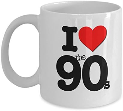 'I Heart The 90s' - Funny Coffee Mug - White 11oz Ceramic Mug