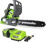 Greenworks 40V 12" Cordless Compact Chainsaw