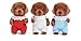 Calico Critters Chocolate Labrador Triplets
