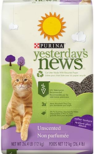 yesterday's news kitty litter