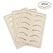 Microblading Practice Skin - Yuelong 3PCS Tattoo Practice Skin for Eyebrow, Permanent Makeup Eyebrows Skin, Realistic Double-Sided Tattoo Skin Practice for Tattoo Supplies,Microblading Supplies