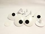 Sassy Bears 18mm Flat Comic Safety Eyes for Bear, Doll, Puppet, Plush Animal and Craft - 5 Pairs
