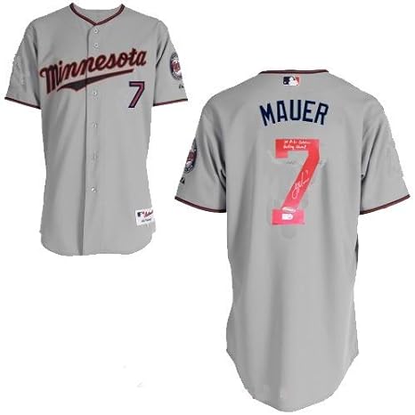 joe mauer signed jersey