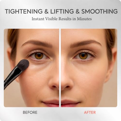 Instant Eye & Face Tightener Cream for Under Eye Bags & Wrinkles | Instant Firming & Lifting Eye Gel, Temporary Eye Tightener, Repaid Puffiness & Fine lines for Women and Men, Lightwight 1 oz