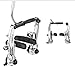 TEKTRO 926AL Mini V Brake Pull Brakes Silver for BMX Cyclocross Road Tandem