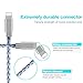 iPhone Charger,MFi Certified Lightning Cable,3 Pack 3/6/10 FT Extra Long Nylon Braided Charging&Syncing Cord Compatible with iPhone Xs/XR/XS Max/X/7/7Plus/8/8Plus/6S/6SPlus/5/5s/5c/(White+Grey)