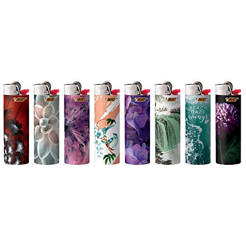 BIC Special Edition Fashion Series Lighter, Assorted Designs, 4Pack