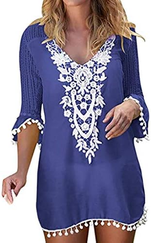 Swimwear,BaZhaHei Womens Letters Print Baggy Swimwear Bikini Cover-ups Beach Dress Women Dress Ladies Holiday Vacation Costume Sundress Loose Skirts Mini Summer Tops T-Shirt Dress Swimming