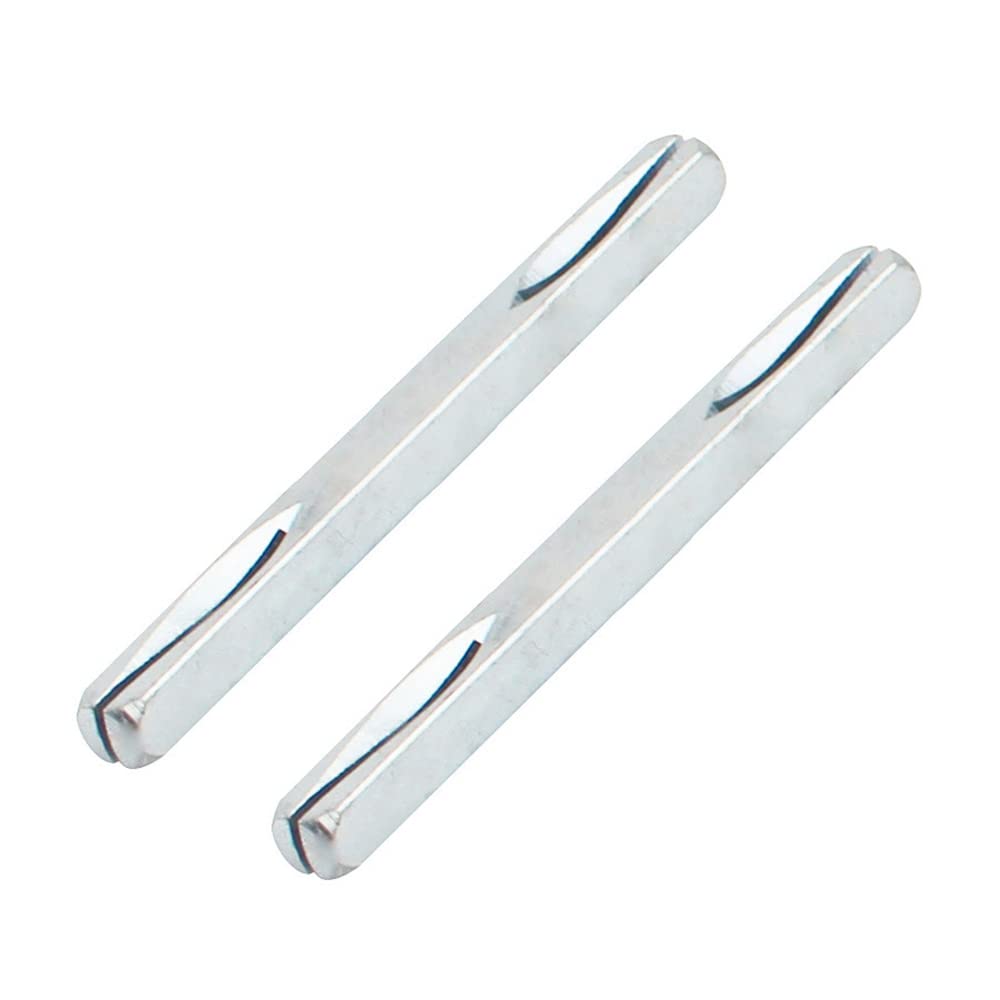 SagaSave Door Handle Spindle Rod, 2 Pcs Universal Square Split Spindle Bar, Steel Spindle Bar Replacement for Window and Door Handle (8mm x 140mm)