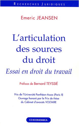 L' articulation des sources du droit