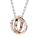Urban Jewelry Amazing His & Hers Couples I Will Always Be with You Rings Pendant Necklace 19