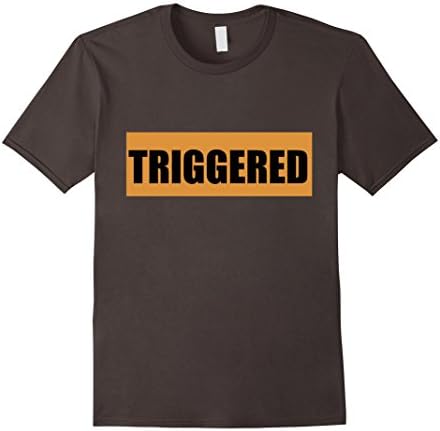 Men's Triggered - Funny, Internet, Meme - T Shirt Large Asphalt
