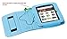 i-UniK Leapfrog Epic & Leapfrog Epic Academy Edition Case Custom Folio Kickstand Hand Strap Tablet case for Leapfrog Epic Tablet Bonus Stylus (Light Blue)